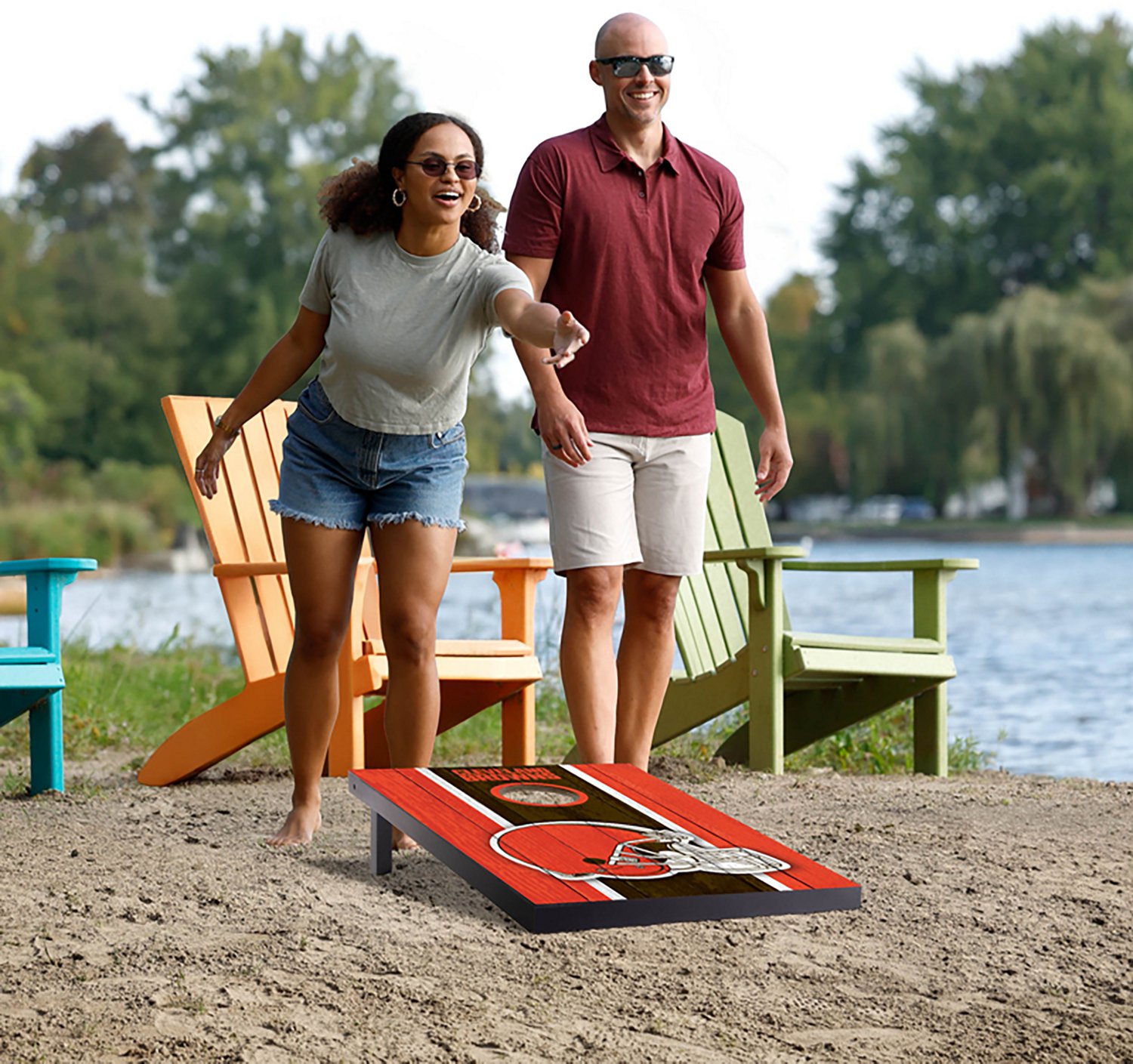 YouTheFan Cleveland Browns Cornhole Set - view number 6