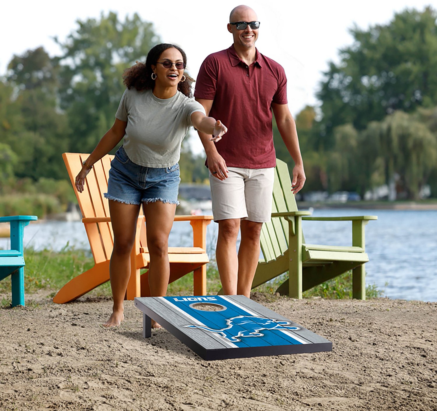 YouTheFan Detroit Lions Cornhole Set - view number 6
