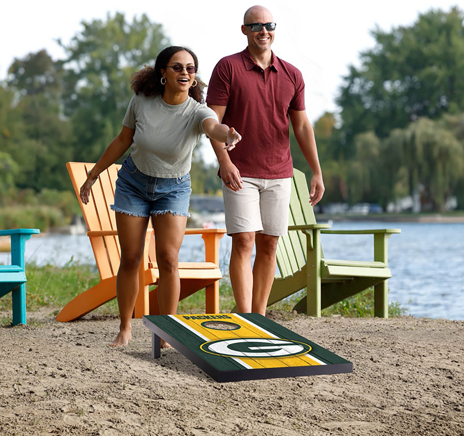 YouTheFan Green Bay Packers Cornhole Set - view number 6