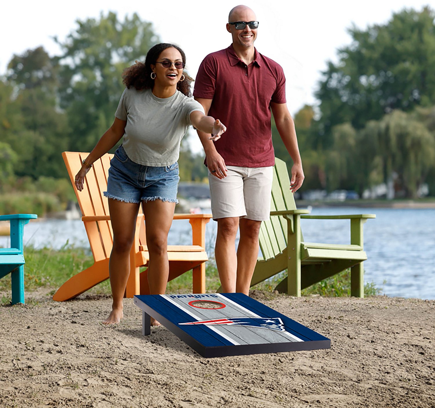 YouTheFan New England Patriots Cornhole Set - view number 6