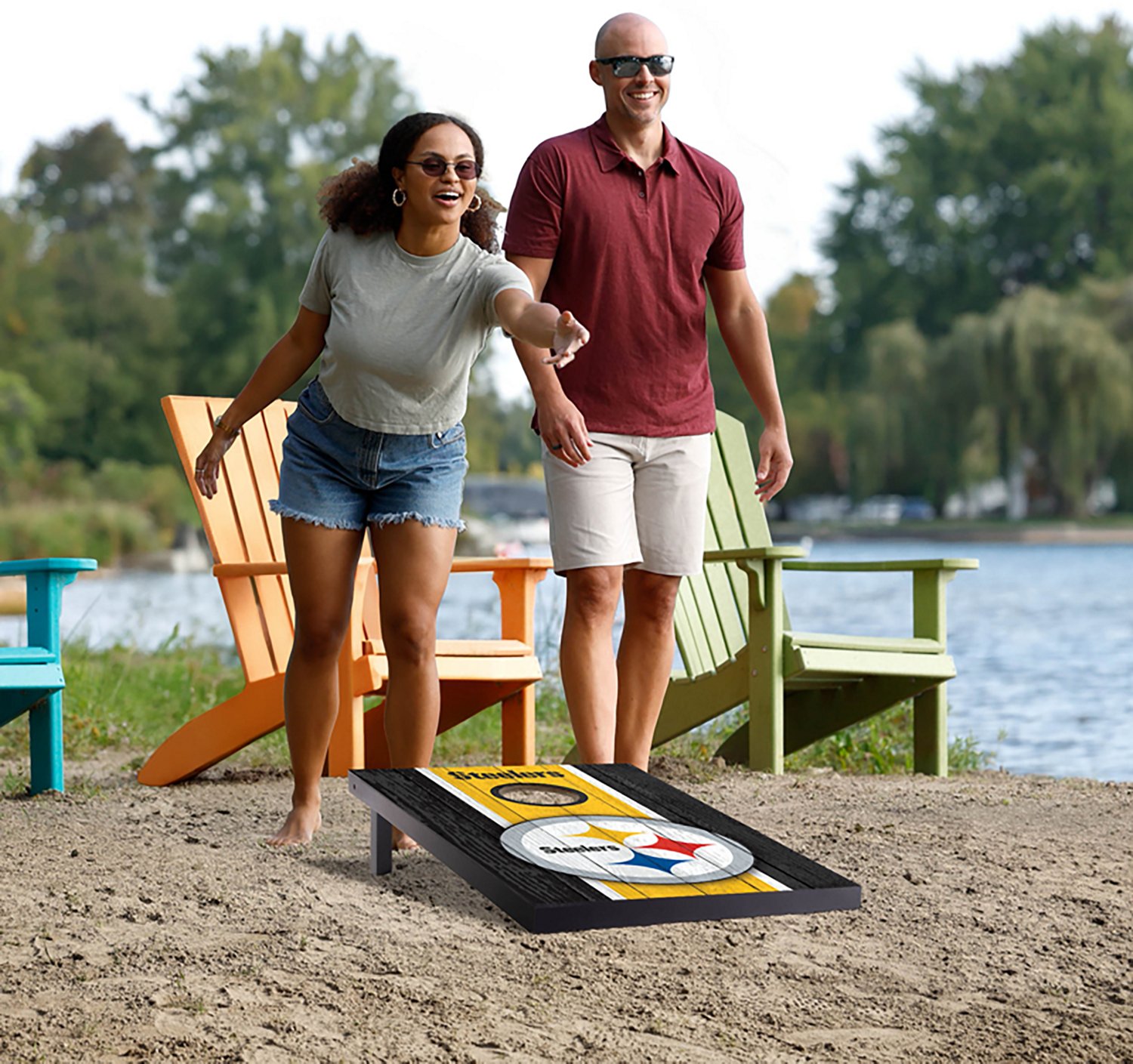 YouTheFan Pittsburgh Steelers Cornhole Set - view number 6