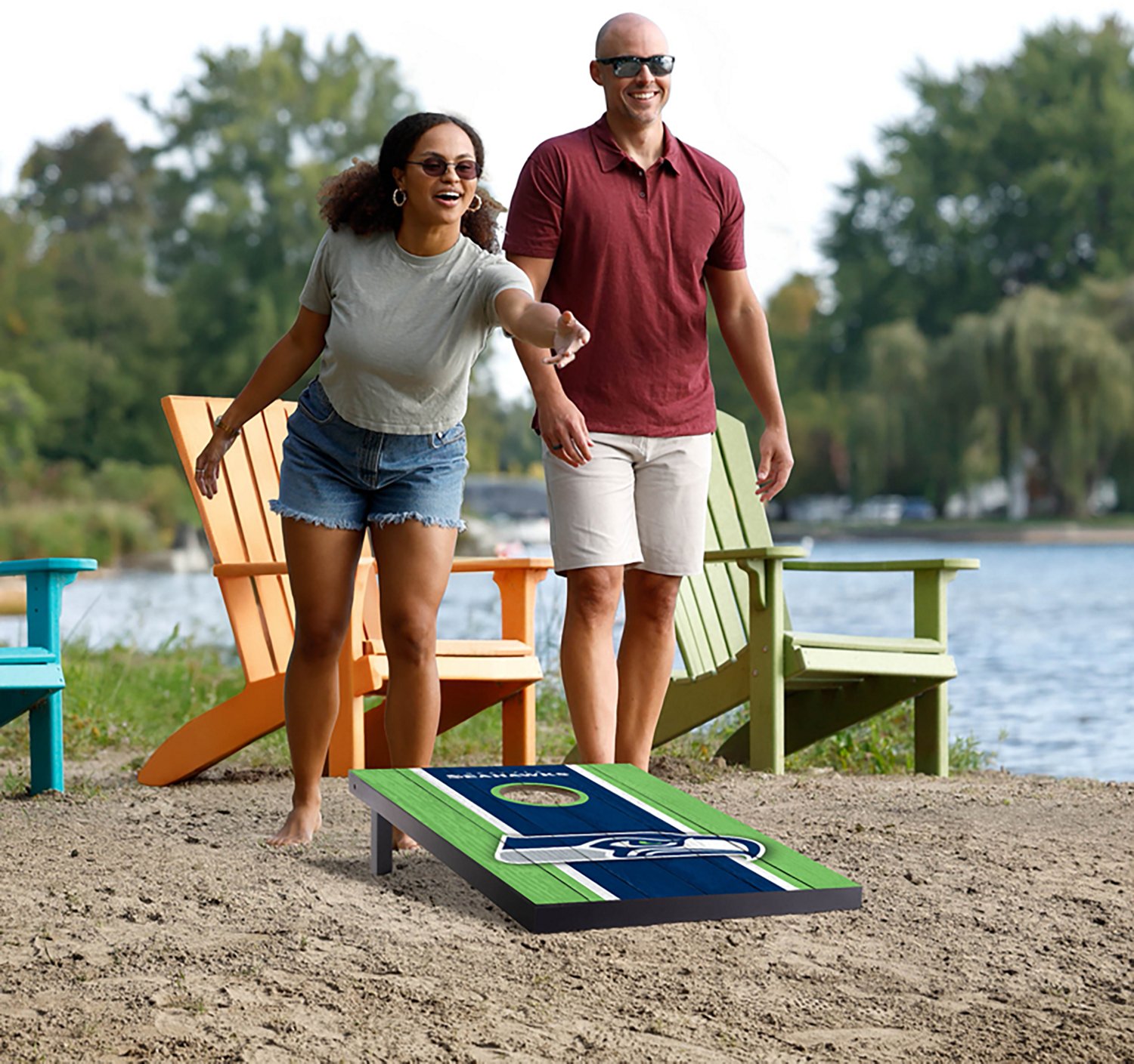 YouTheFan Seattle Seahawks 2X3 Cornhole - view number 2