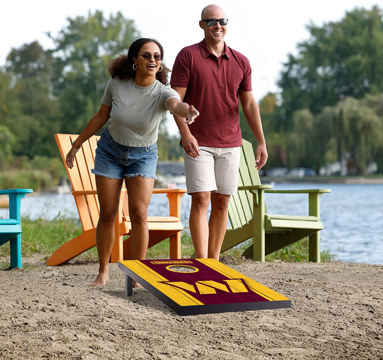 YouTheFan Washington Commanders Cornhole Set - view number 6