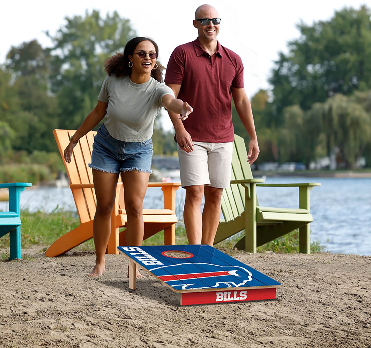 YouTheFan Buffalo Bills Cornhole Game - view number 6