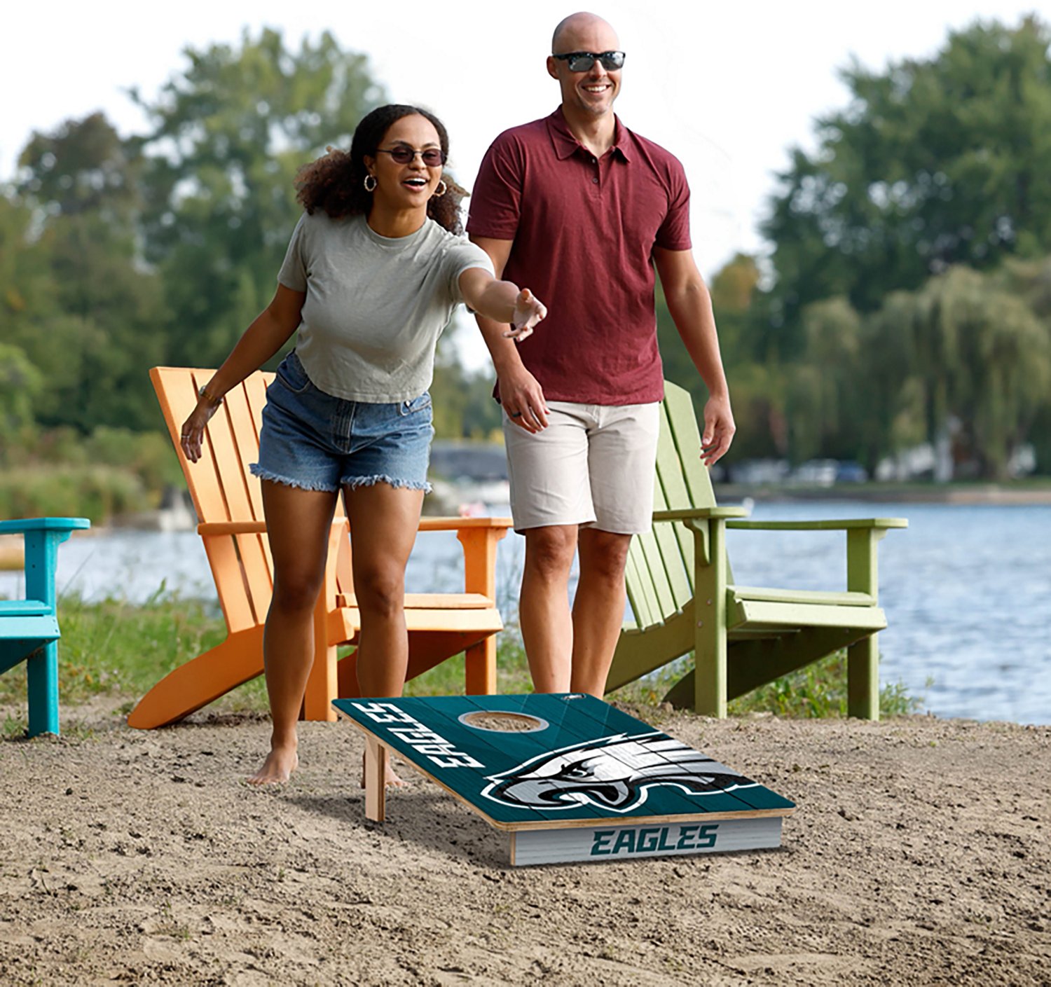 YouTheFan Philadelphia Eagles Cornhole Game - view number 6
