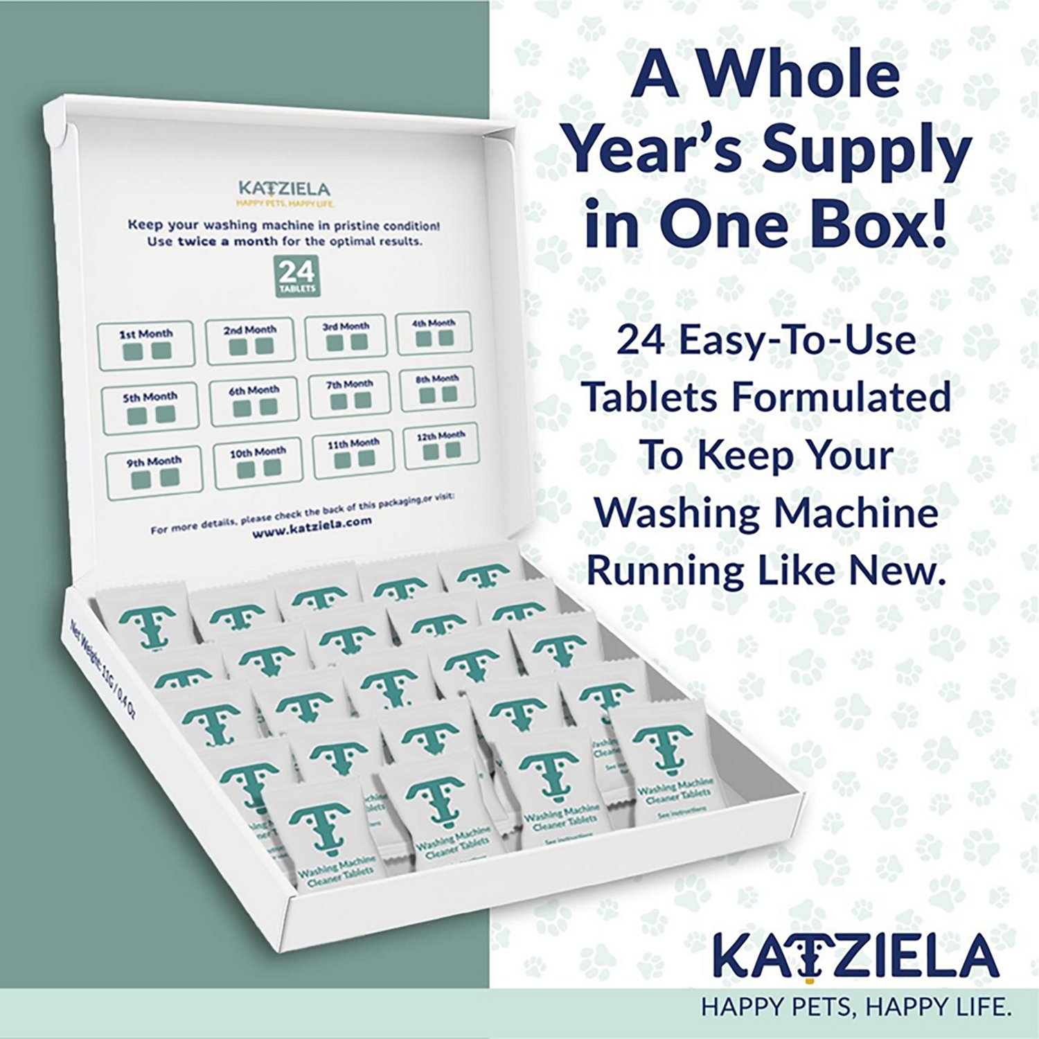 Katziela Washing Machine Cleaner Tablets 24-Pack - view number 8