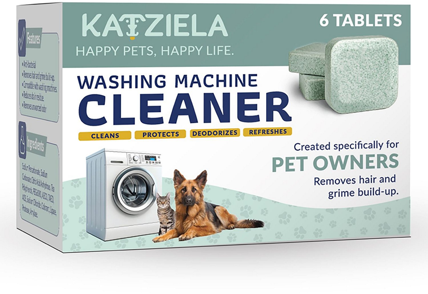 Katziela Washing Machine Cleaner Tablets 6-Pack