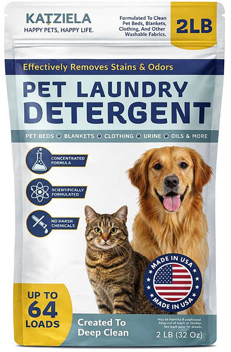 Katziela Pet Laundry Detergent Odor Remover