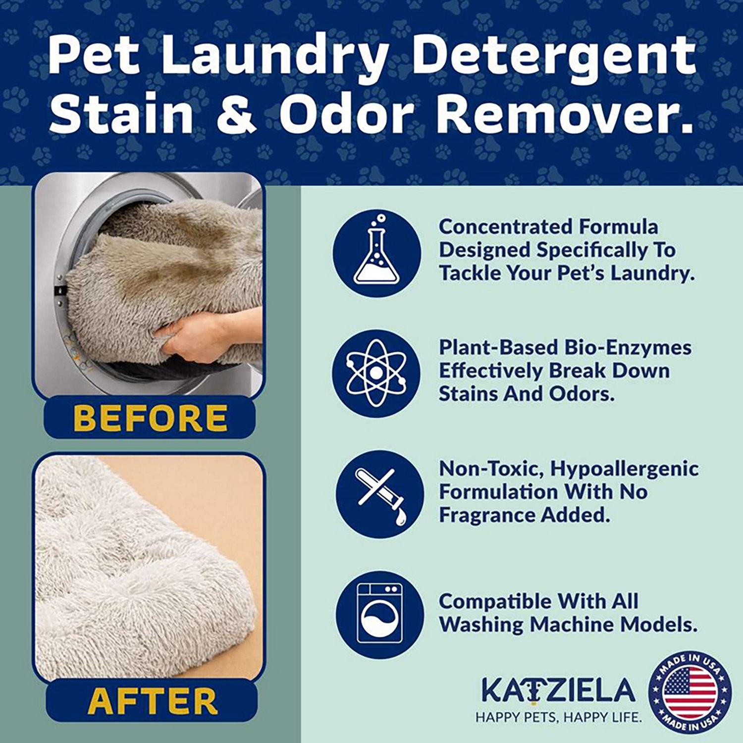 Katziela Pet Laundry Detergent Odor Remover - view number 3