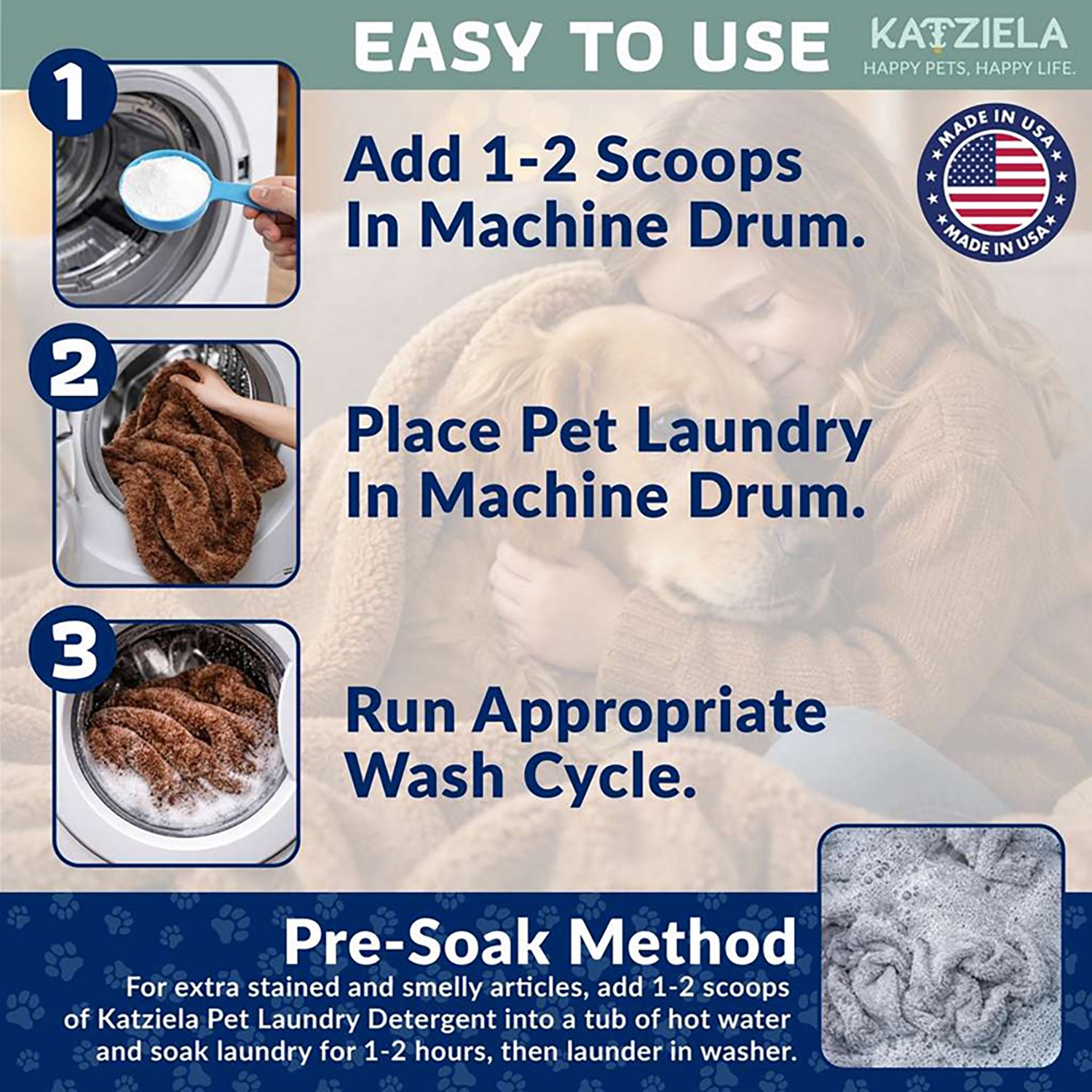Katziela Pet Laundry Detergent Odor Remover - view number 4