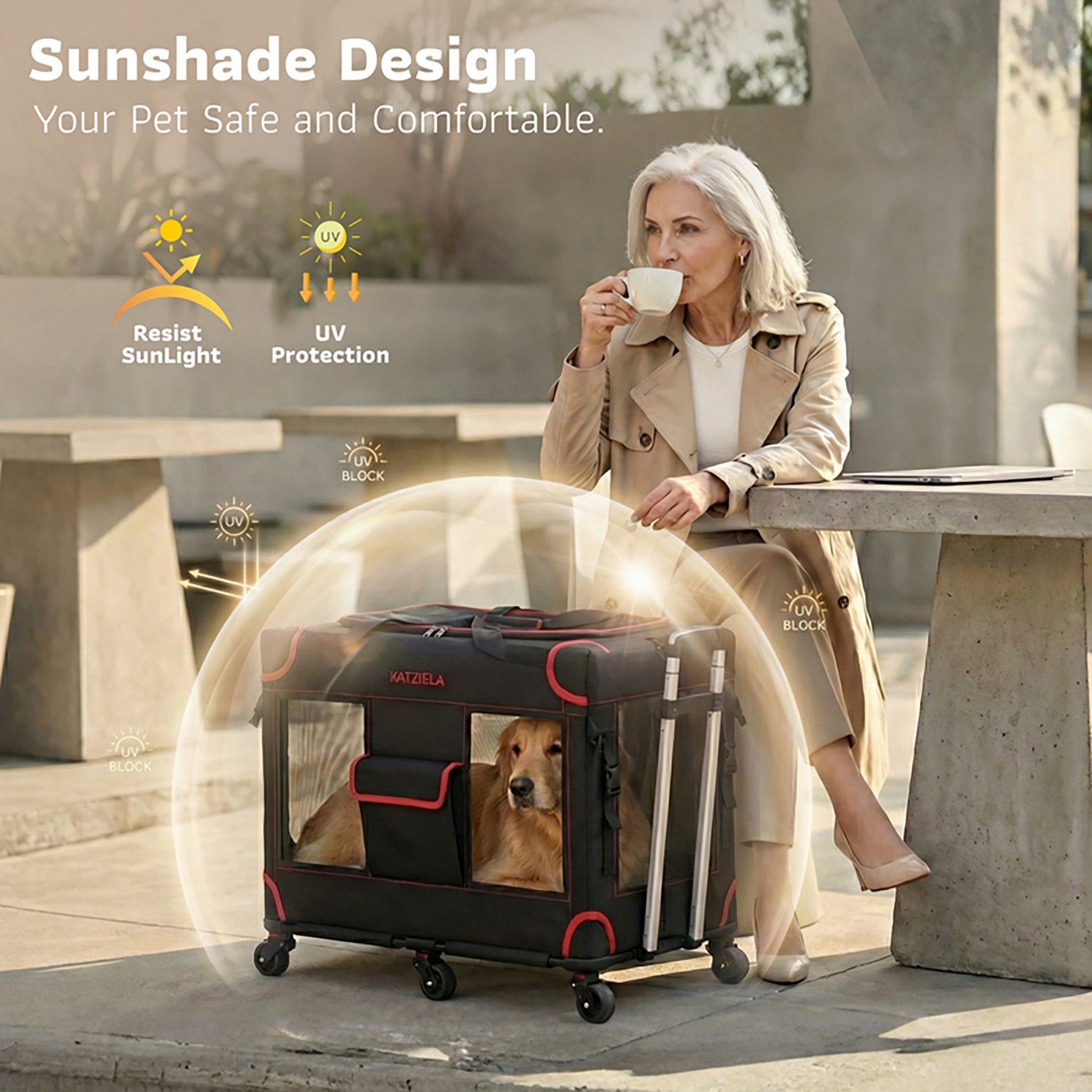 Katziela Mega Cruizer Large Black Pet Carrier - view number 5
