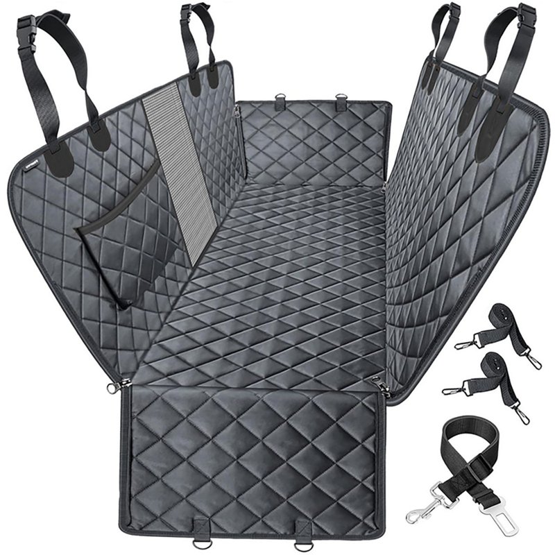 KAT-CMC Classic Hammock Car Seat Cover  Foldable, Waterproof, Travel-Friendly Pet Cover