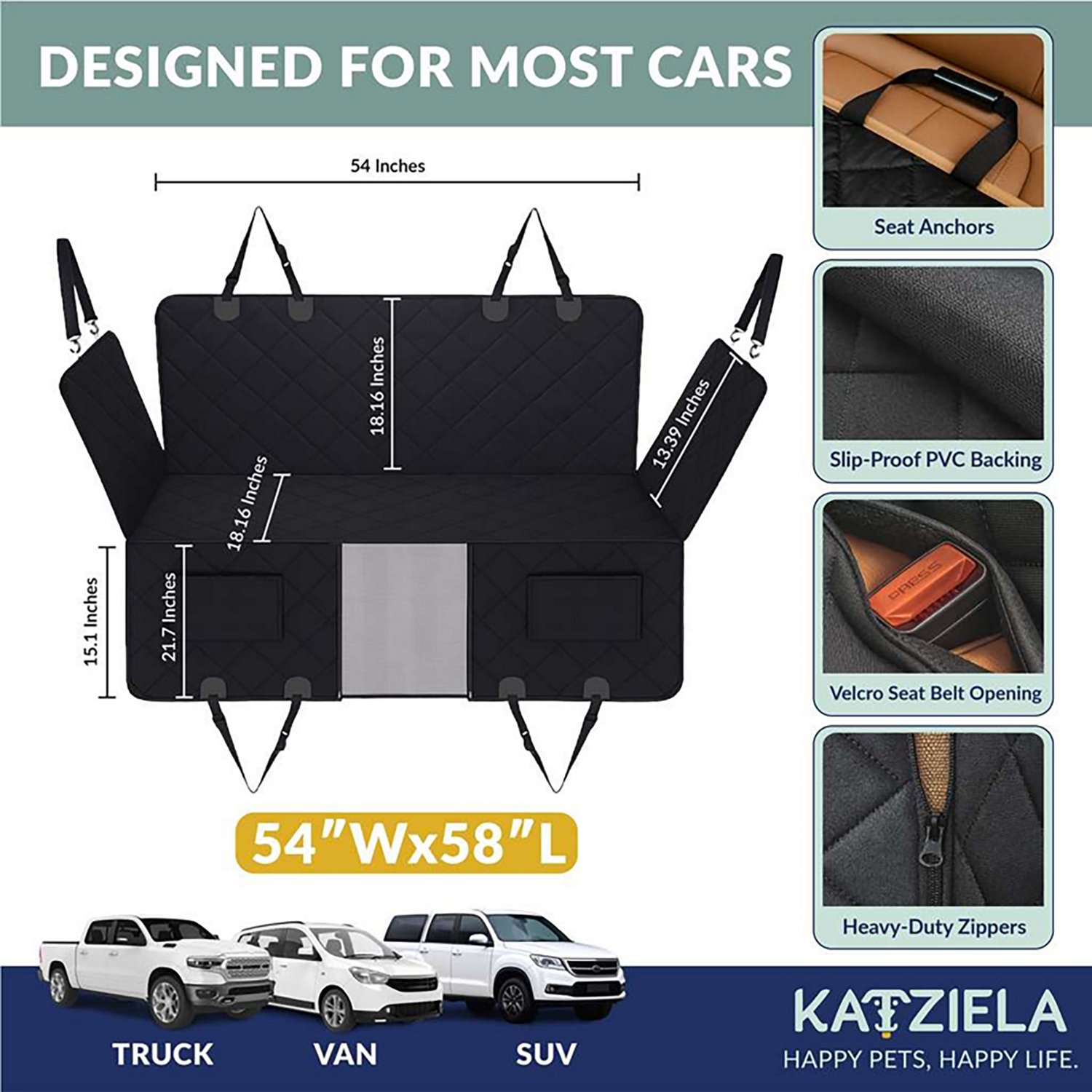 Katziela Regular Hammock Car Seat Cover - view number 5