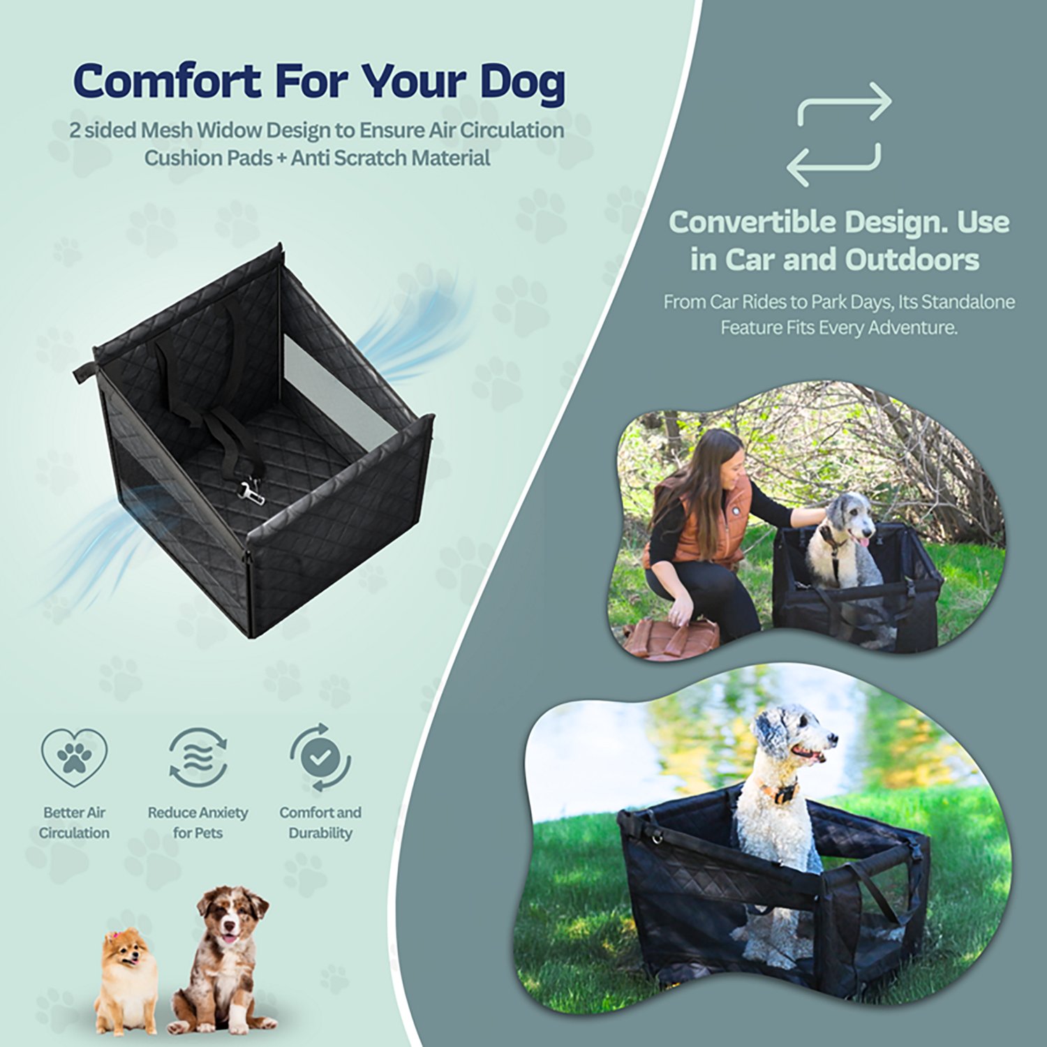 Katziela Single Dog Car Seat Regular Cover - view number 4