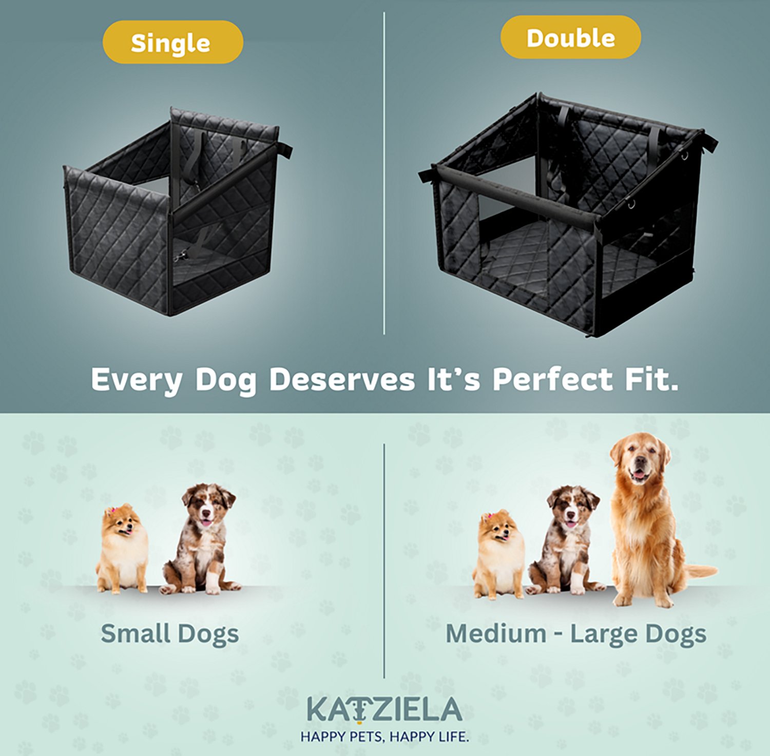 Katziela Single Dog Car Seat Regular Cover - view number 6