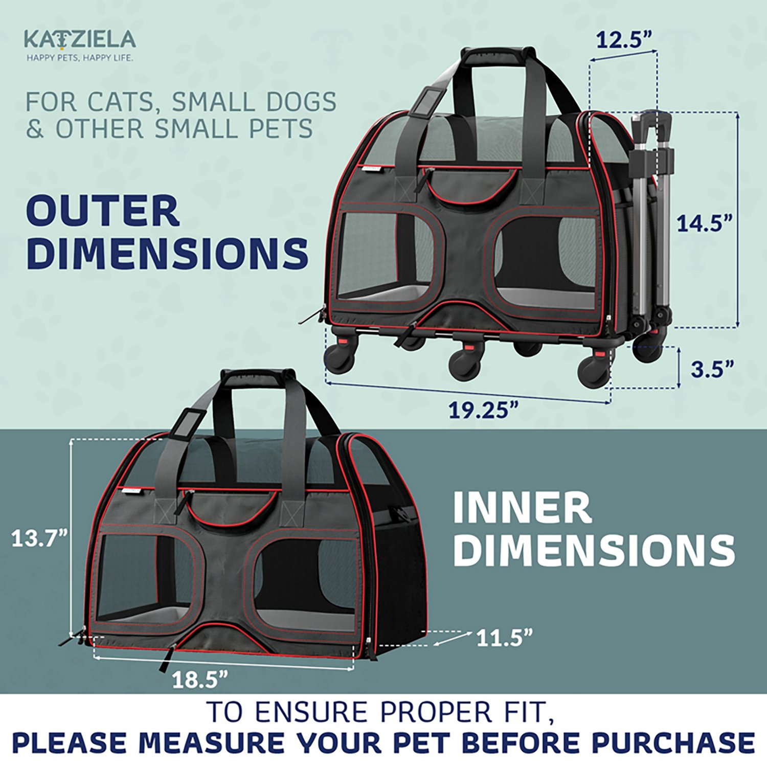 Katziela Luxury Rider Pet Carrier - view number 2