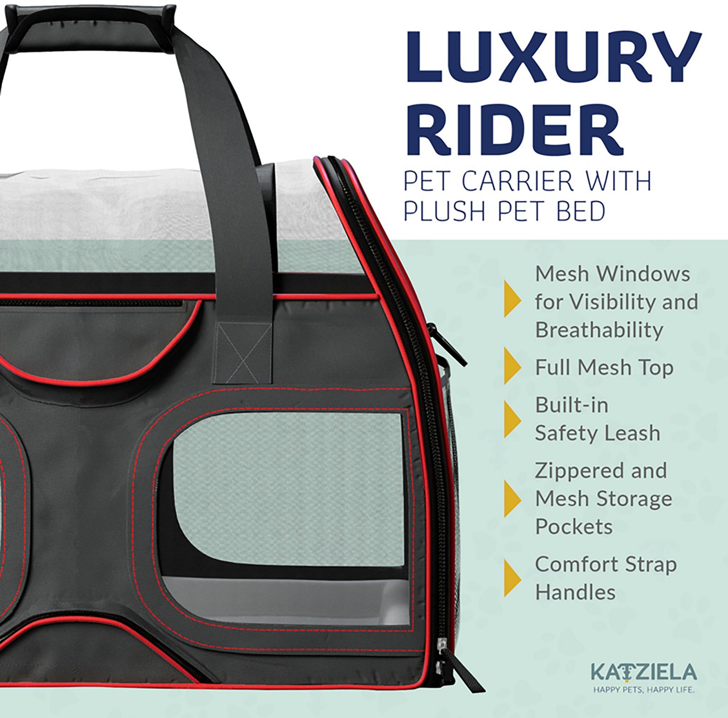 Katziela Luxury Rider Pet Carrier - view number 4