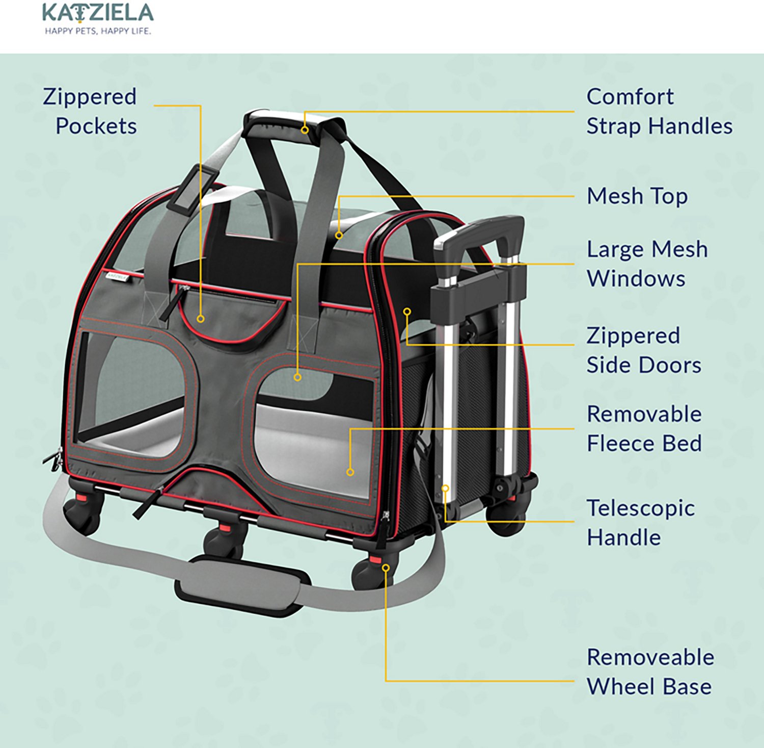 Katziela Luxury Rider Pet Carrier - view number 5
