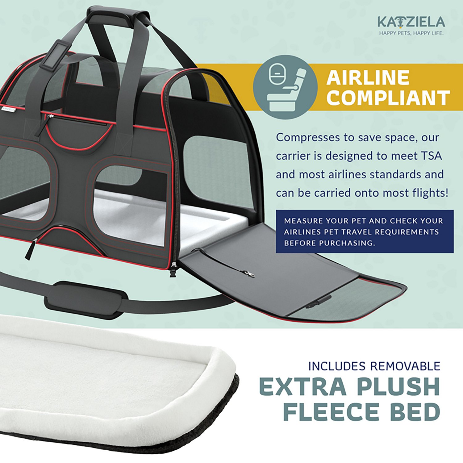 Katziela Luxury Rider Pet Carrier - view number 7