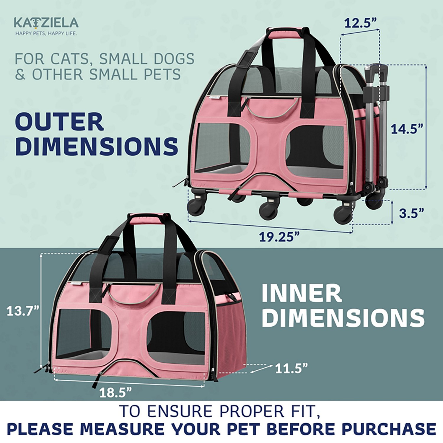 Katziela Luxury Rider Pet Carrier - view number 2