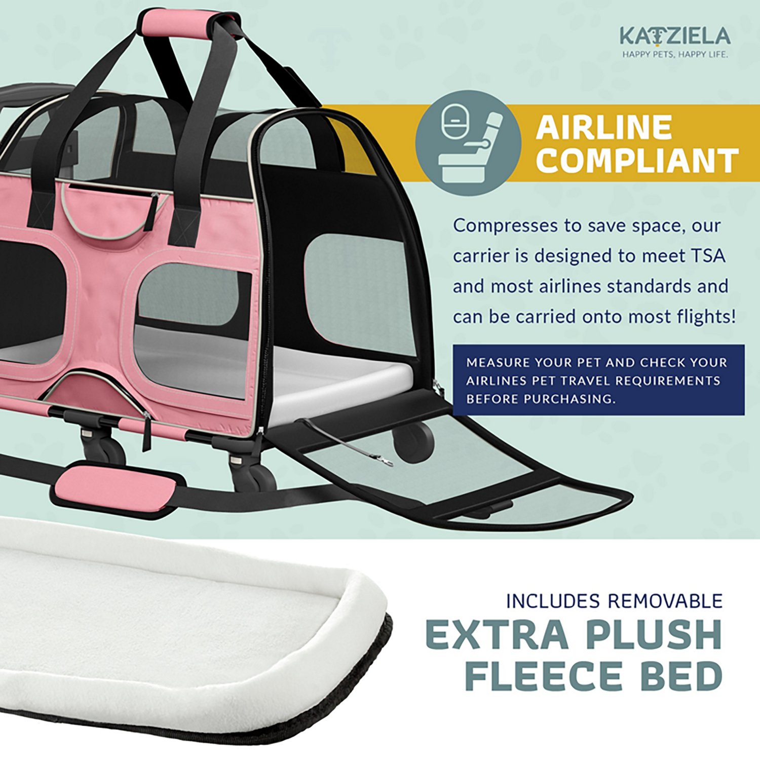 Katziela Luxury Rider Pet Carrier - view number 7
