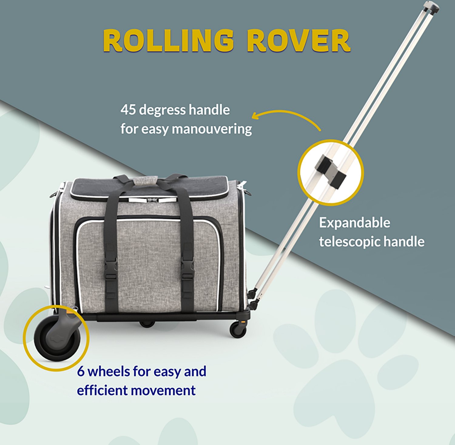 Katziela Rolling Rover Expandable Carrier - view number 4