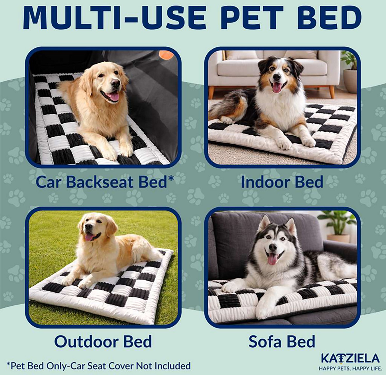 Katziela Backseat Pet Bed Mat Plush Topper - view number 3