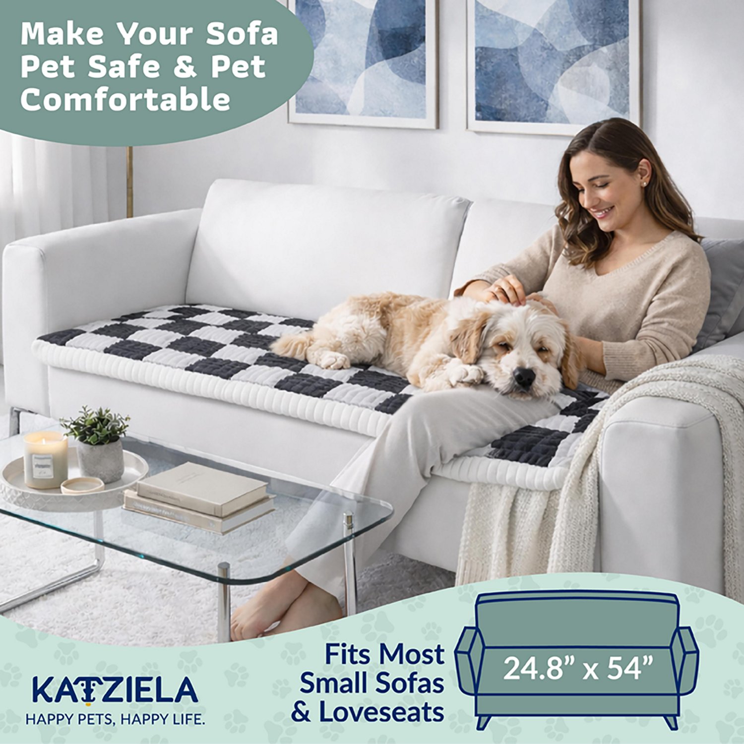 Katziela Backseat Pet Bed Mat Plush Topper - view number 6