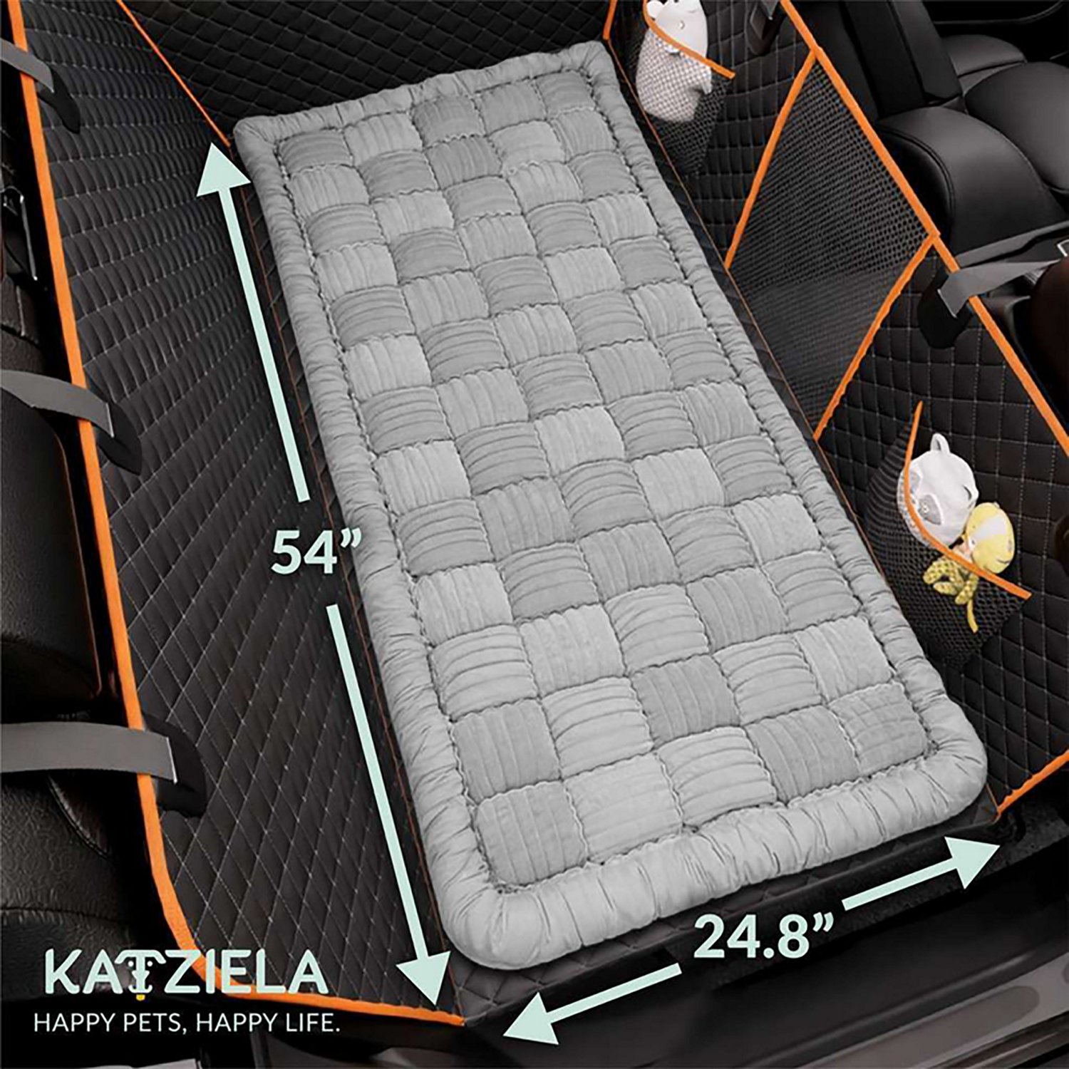 Katziela Backseat Pet Bed Mat Plush Topper - view number 2