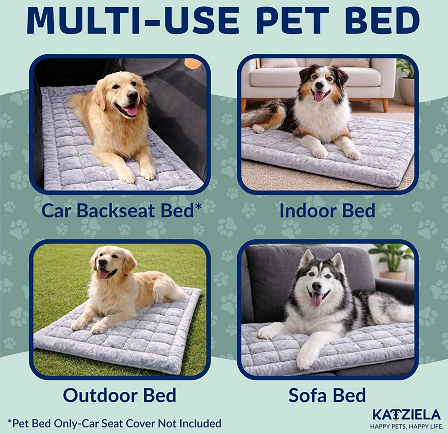 Katziela Backseat Pet Bed Mat Plush Topper - view number 3