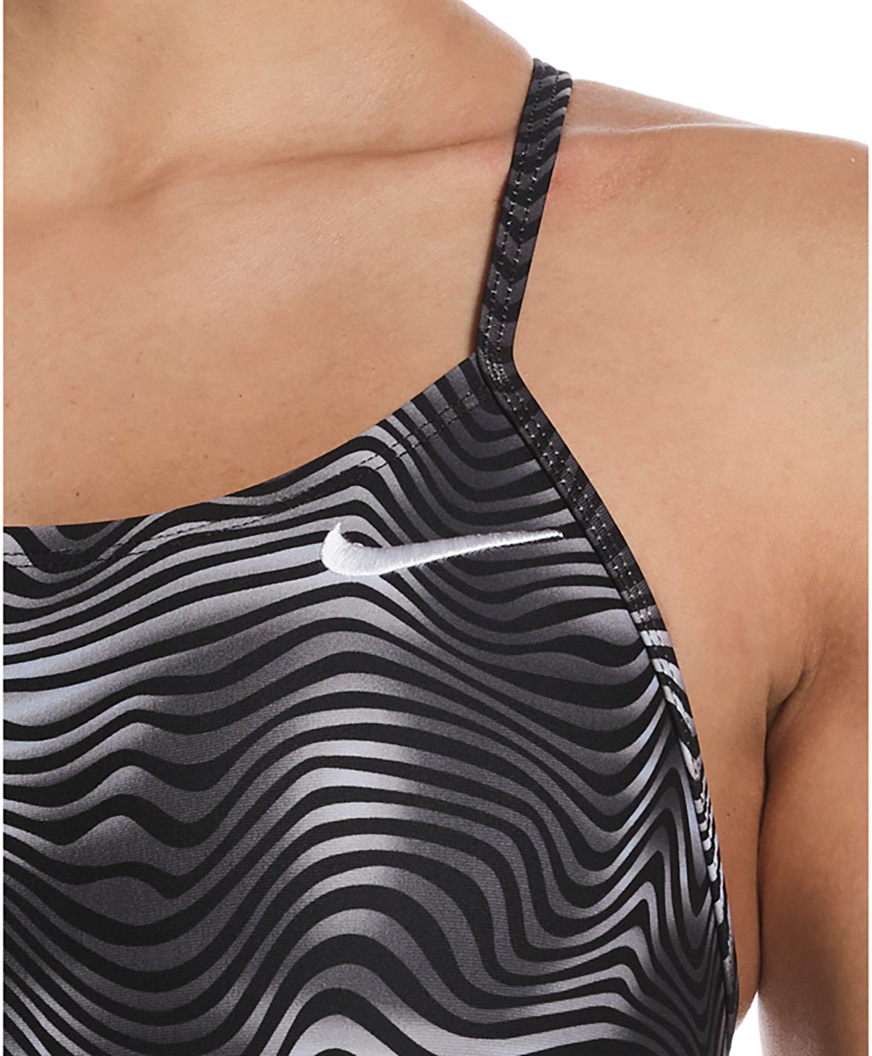 Nike Women’s HydraStrong Water Stripe Cut‑Out One‑Piece Swimsuit - view number 3