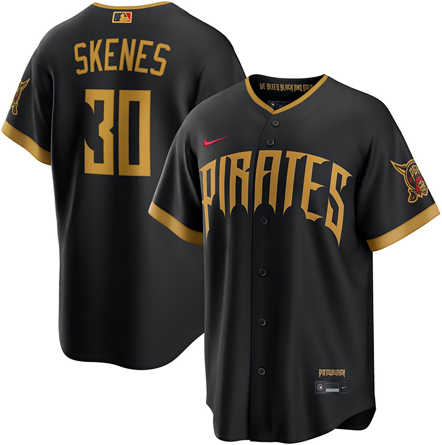 Nike Men's Pittsburgh Pirates 2026 City Connect Replica Paul Skenes #30 Jersey - view number 3
