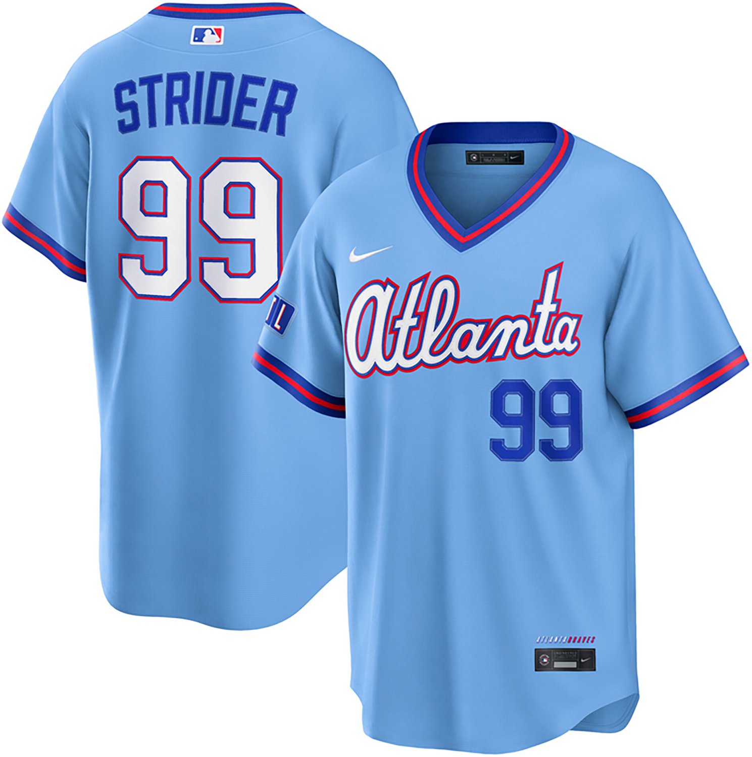 Nike Men's Atlanta Braves Spencer Strider 2026 Stadium City Connect Jersey - view number 3