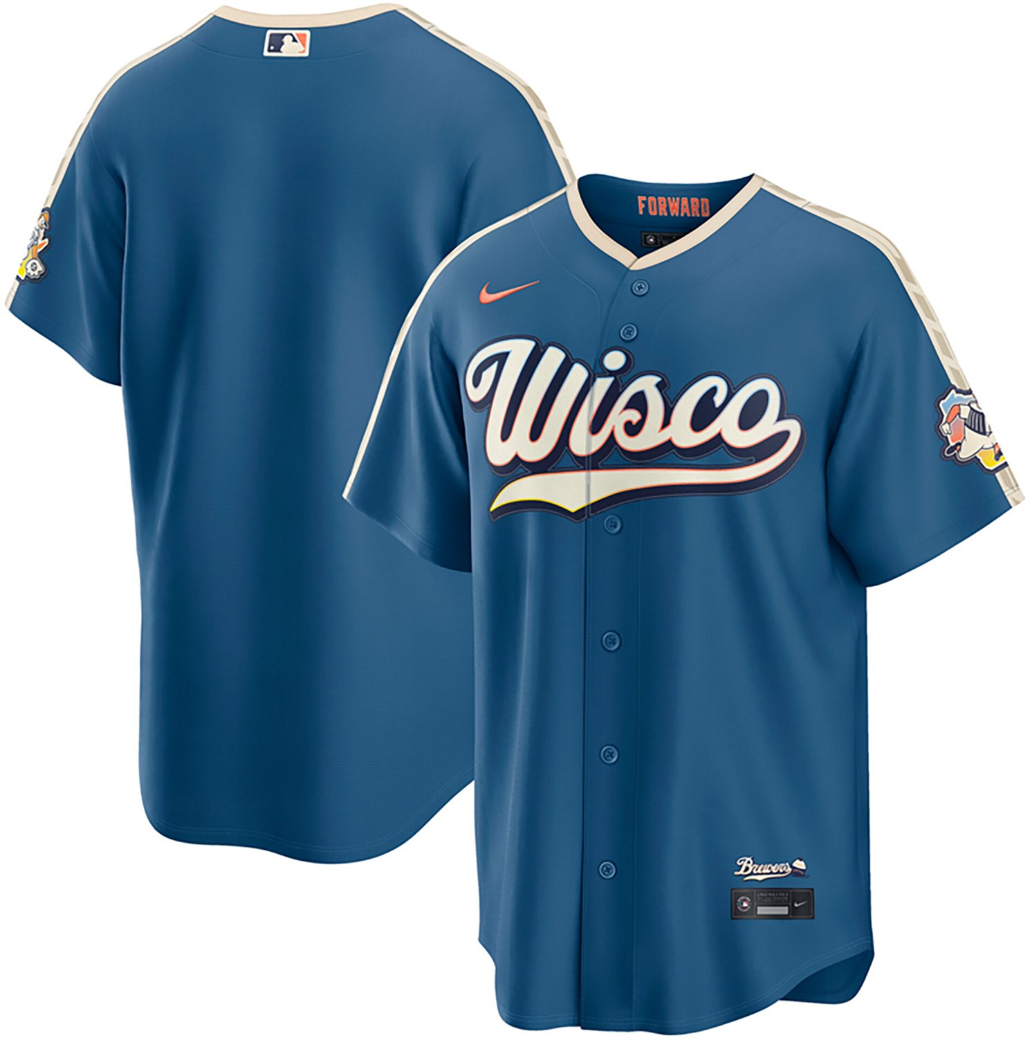Nike Men's Milwaukee Brewers 2026 Stadium City Connect Jersey - view number 3