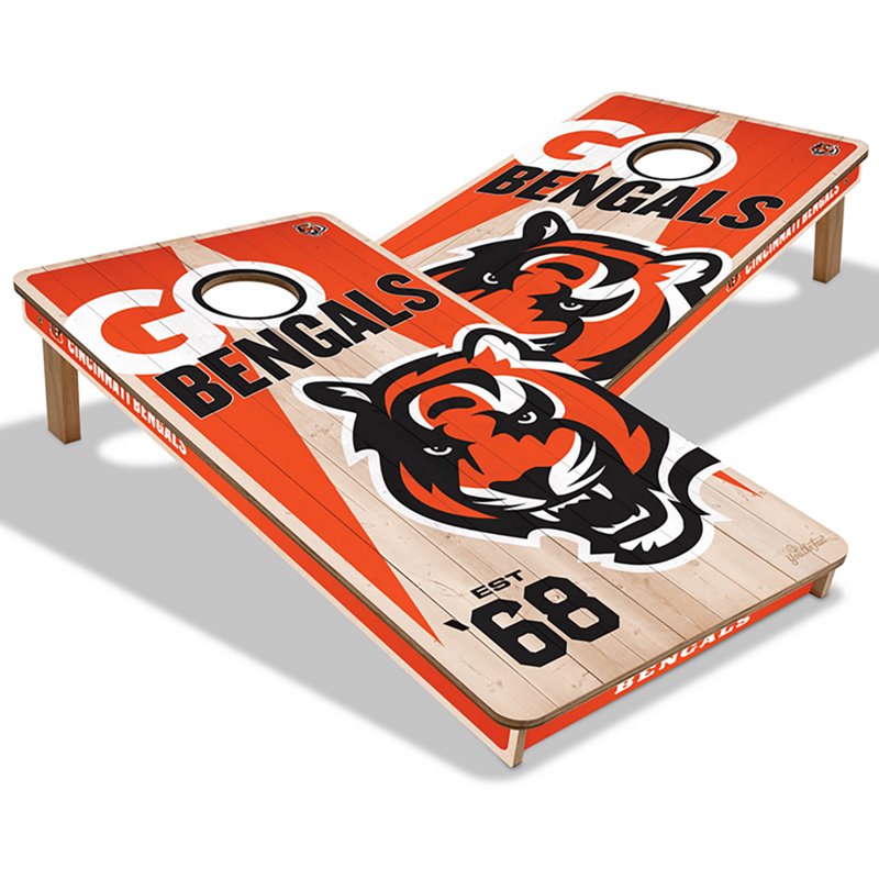 YouTheFan Cincinnati Bengals Cornhole Game