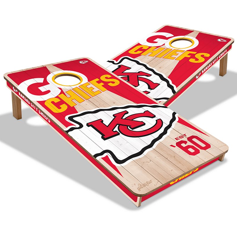 YouTheFan Kansas City Chiefs Cornhole Game