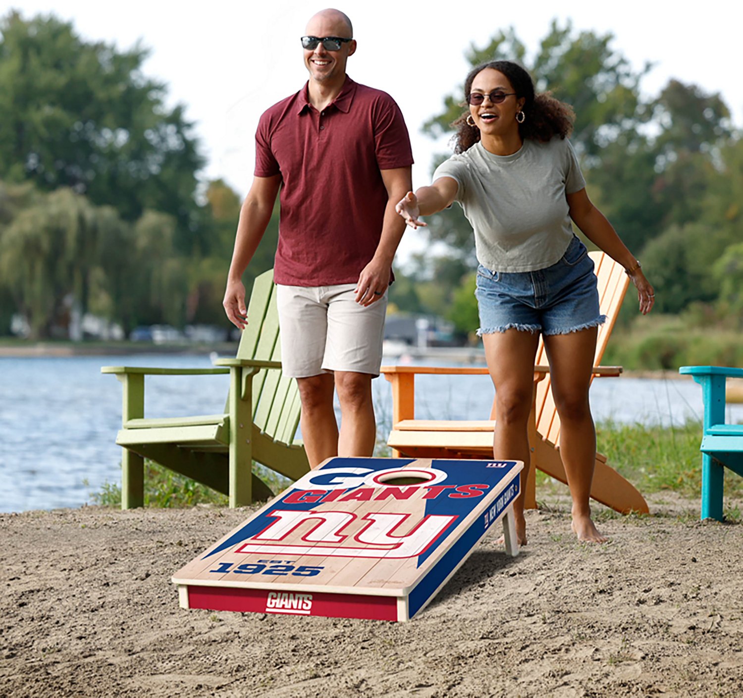 YouTheFan New York Giants Cornhole Game - view number 2