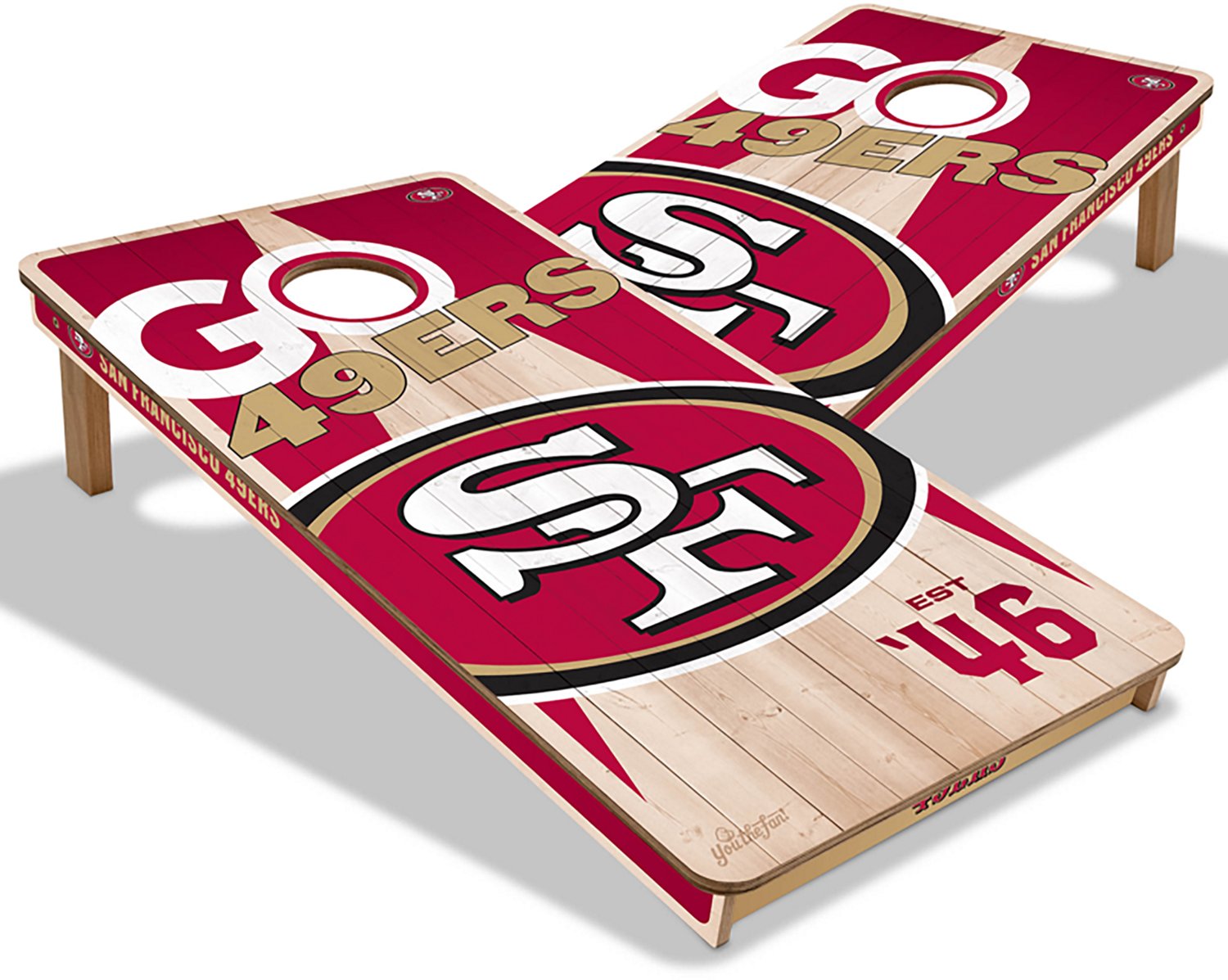 YouTheFan San Francisco 49ers Cornhole Game
