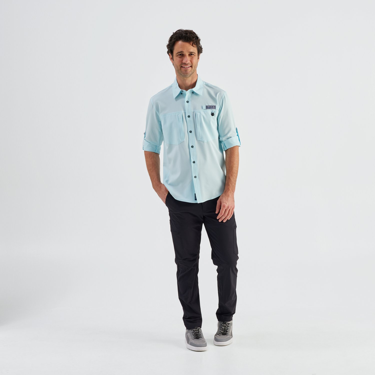 Magellan Outdoors Men's Jacob Wheeler Angler Long Sleeve Shirt - view number 2