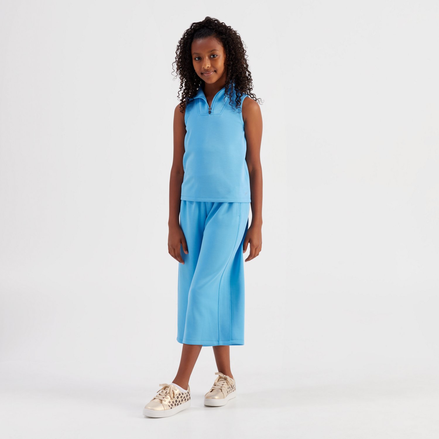 Freely Girls' Mia Sandwashed Zip Tank Top - view number 2