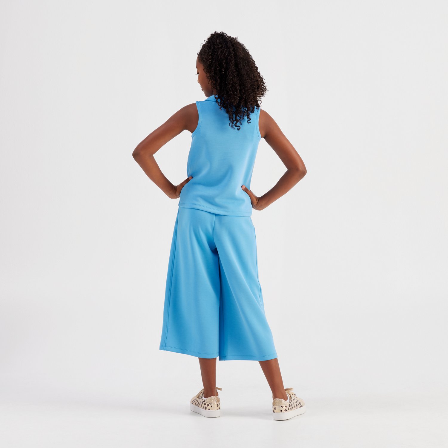 Freely Girls' Mia Sandwashed Zip Tank Top - view number 3