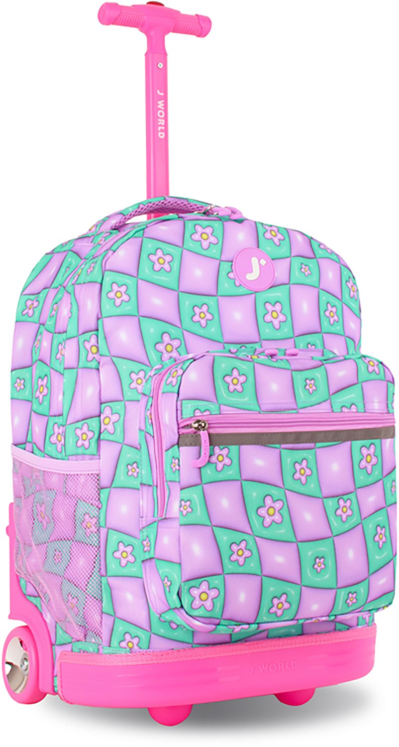 J World Kids' Sunrise 18" Rolling Backpack 34.5L