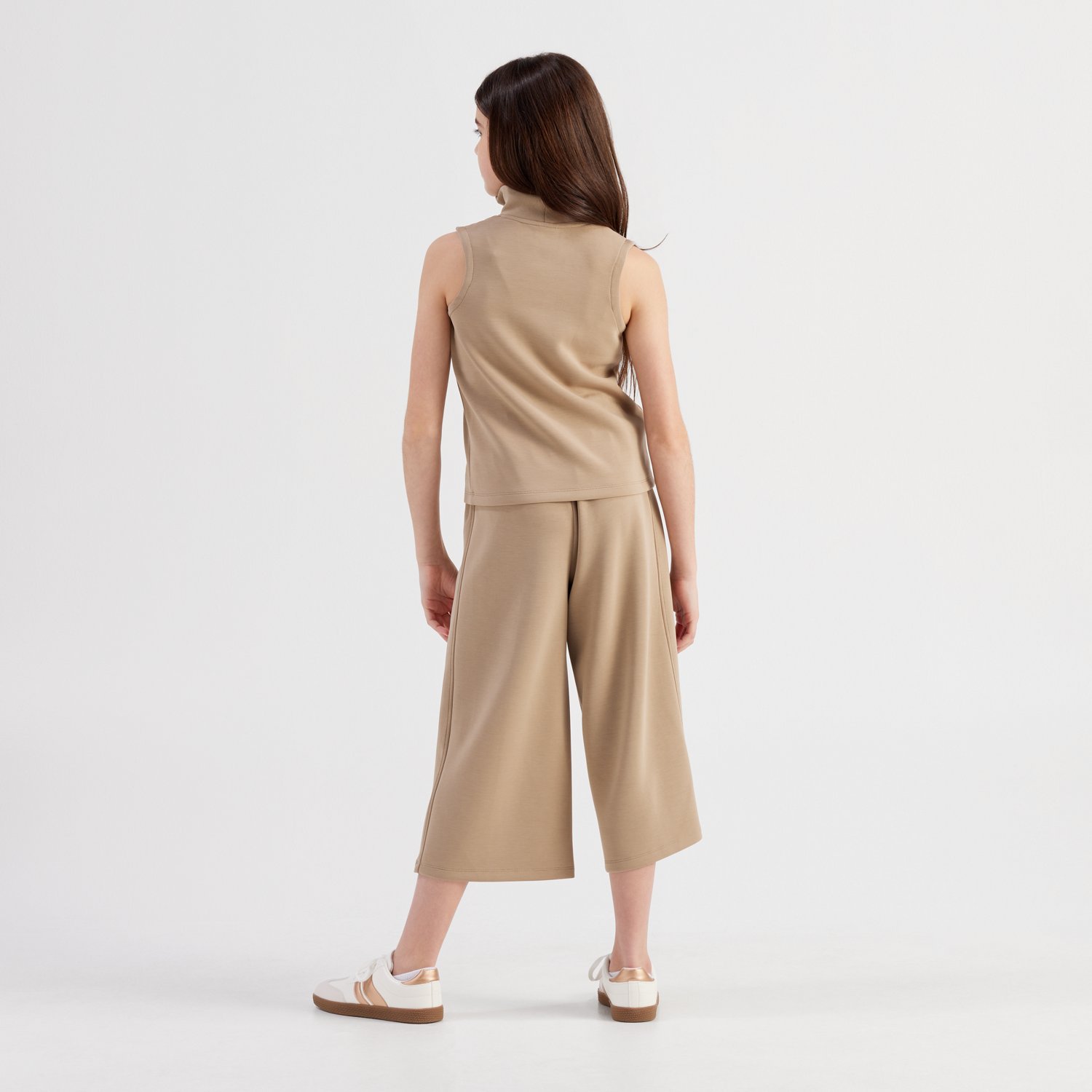 Freely Girls' Mia Sandwashed Zip Tank Top - view number 3