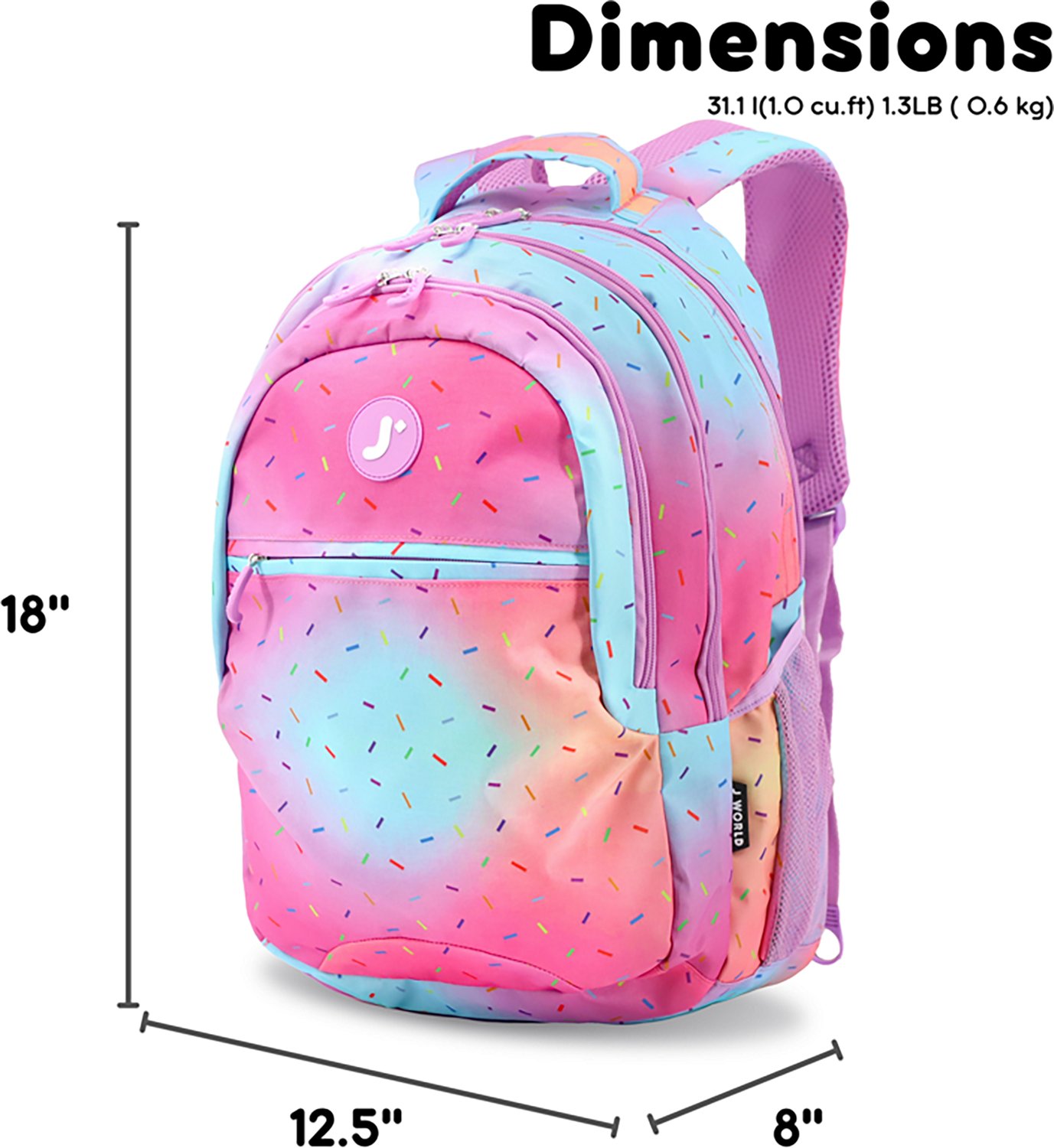 J World Kids Cornelia School Backpack 29.5L - view number 6