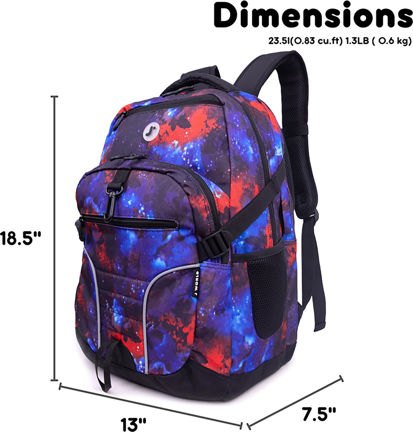 J World Atom Multi-Compartment Laptop Backpack 29.5L - view number 6