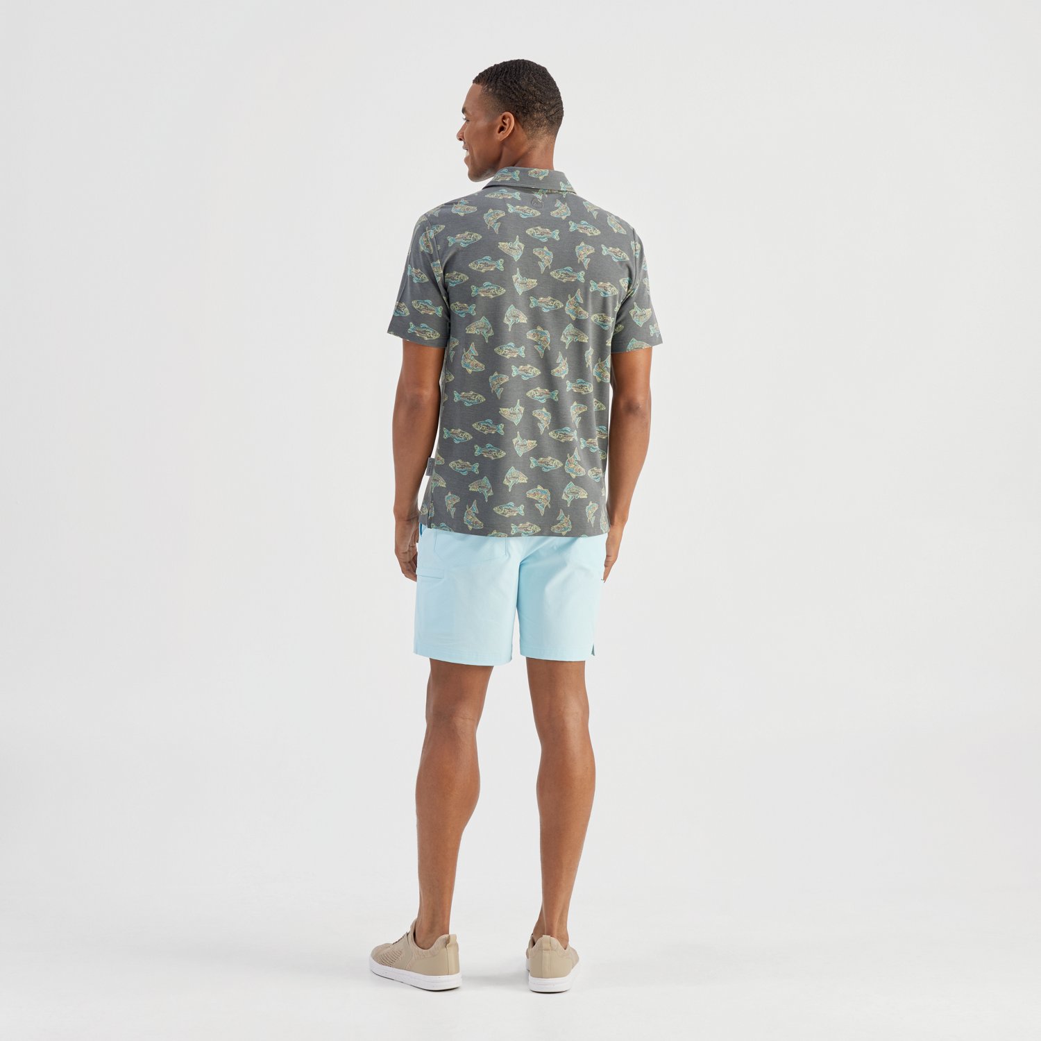 Magellan Outdoors Men's Pro Jacob Wheeler Angler Printed Polo Shirt                                                              - view number 2