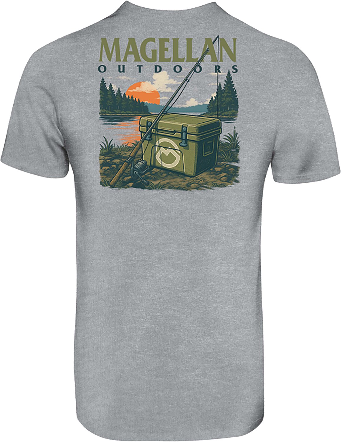 Magellan Outdoors Men's Lake Ripple Graphic T-shirt - view number 2