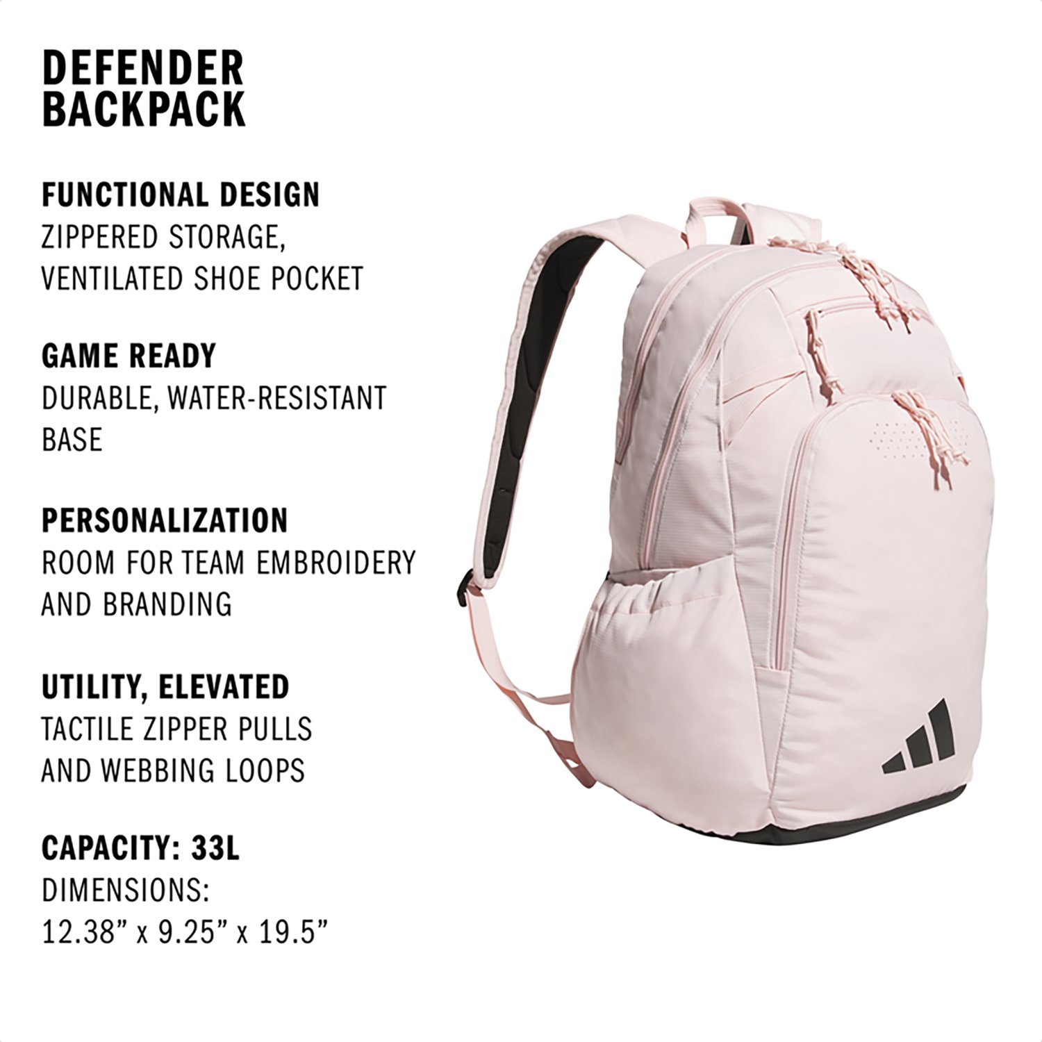 adidas Defender 5 Backpack - view number 3