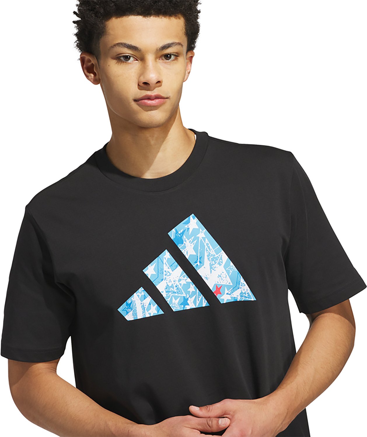 adidas Men's Americana Soccer 3-Bar Graphic T-shirt - view number 3