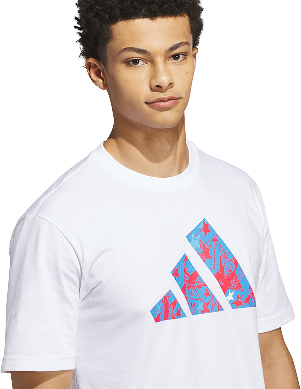adidas Men's Americana Soccer 3-Bar Graphic T-shirt - view number 3